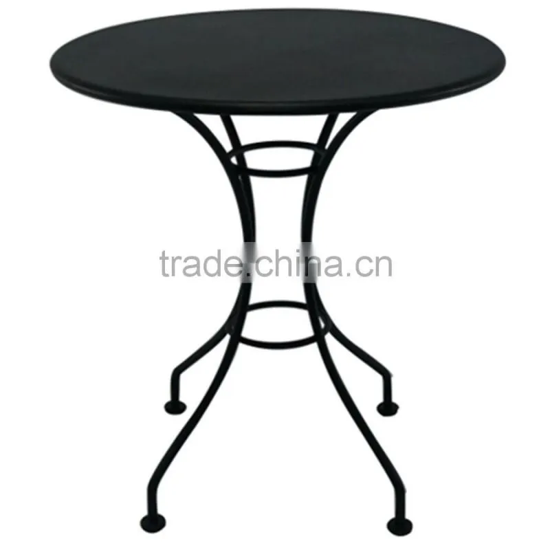 Metal coffee dining table for 2/3/4 persons outdoor use