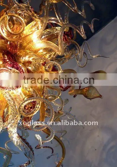 art glass chandelier xo-2010626 and crystal chandelier