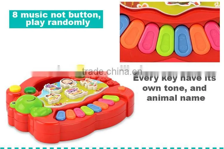 2015 very cheap battery operated toy cartoon keyboard Music Instrument