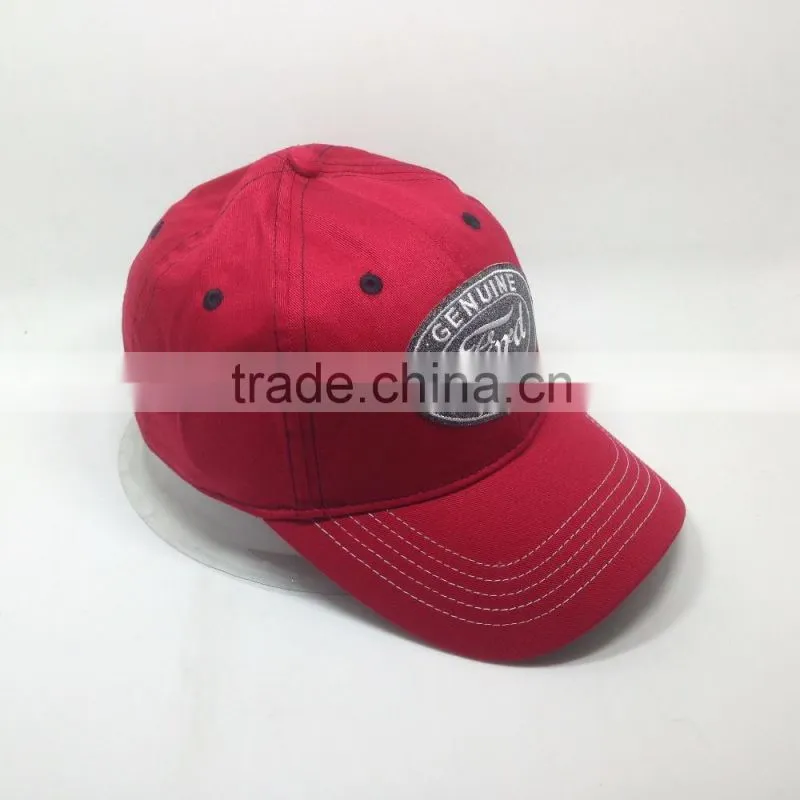 100% cotton embroidered velcro baseball cap customized design baseball cap