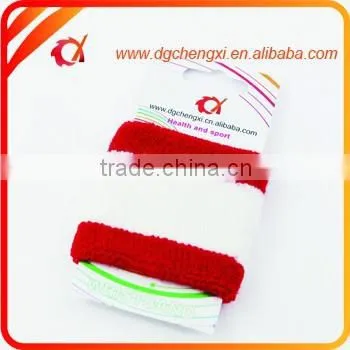 custom-designed wrist sweatband
