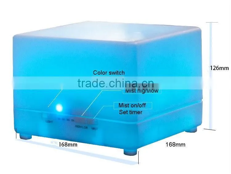 Hot Selling 700ML Electric Aromatherapy Essential Oil diffuser with 7 Colors Changing