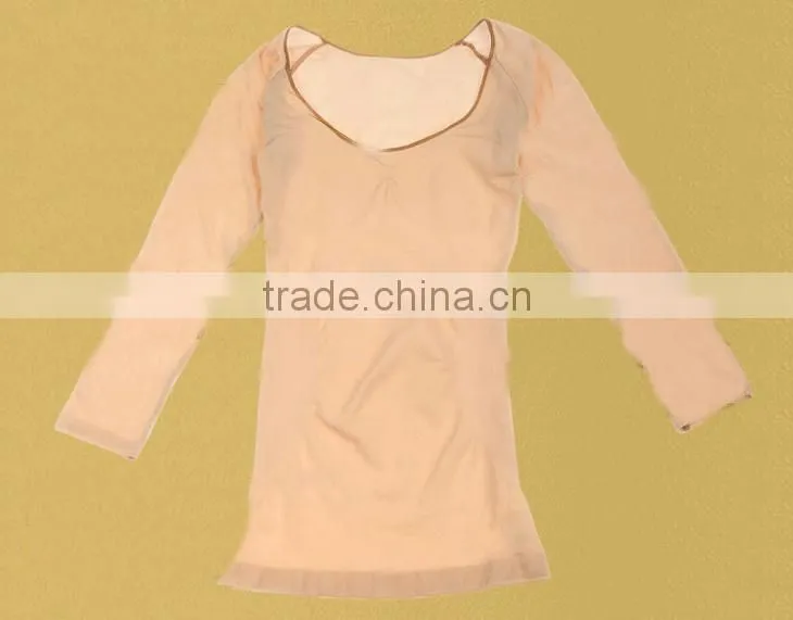 Women body shaper long sleeve t shirt,female slimming product sexy for women NY035