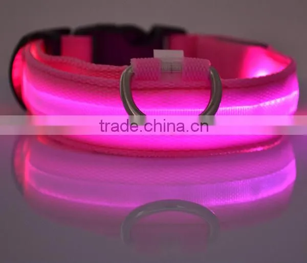 Hot sell pets supplies led dog collar and leash, electric dog collar