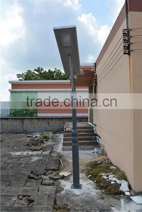 80W All-in-one Solar Powered LED Street Lighting