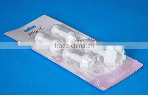 Blossom sugarcraft plunger cutters,plastic cake design cutters,classic cake decorating tools
