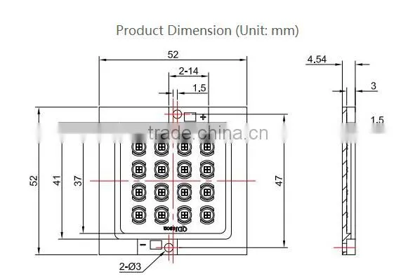 DUVxxx-AR64-A-x AR64 Aluminum Package LED