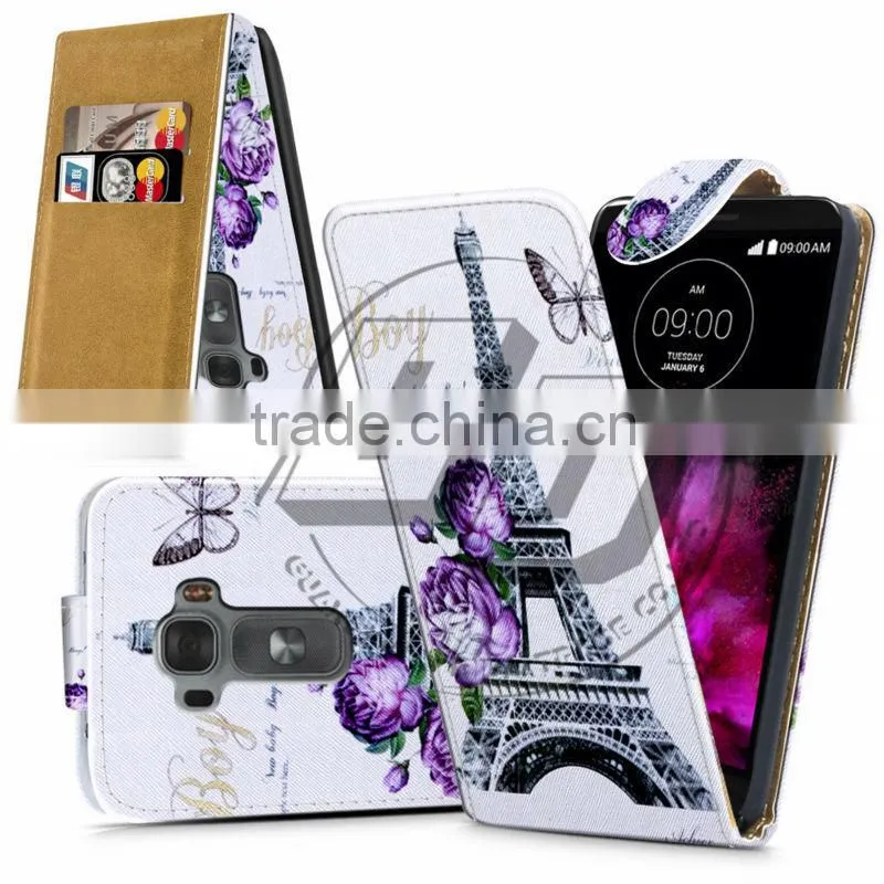 For LG G Flex 2 High Quality Print Flip PU Leather Case Cover Moible Phone Case