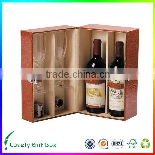 high quality cardboard luxury wine gift box