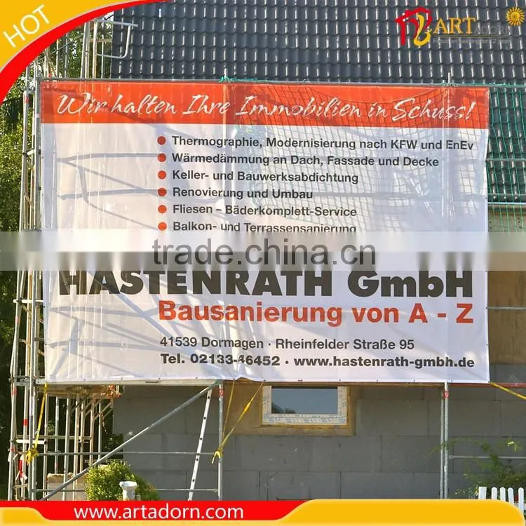 ARTRYST Outdoor Advertising Mesh Banner Printing Full Color CMYK Outdoor Banner