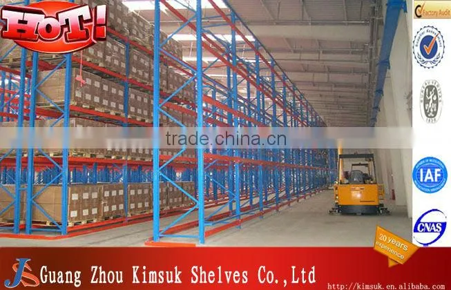 stainless warehouser steel plate storage drive in rack