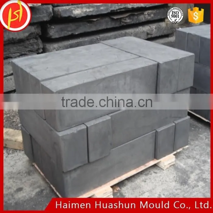 Fine grain graphite raw material, graphite block