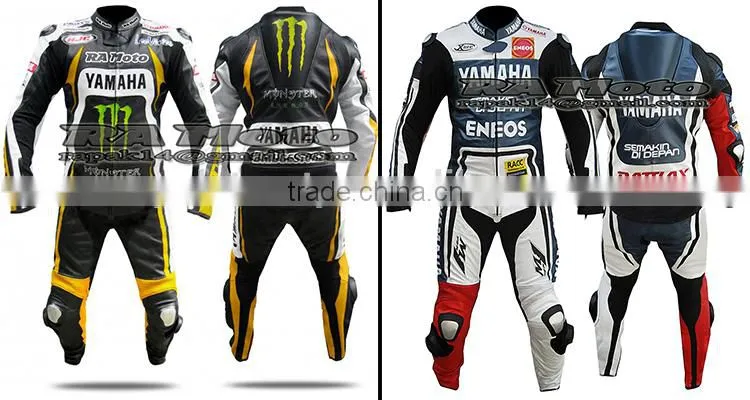 Motorcycle leather suit, one piece