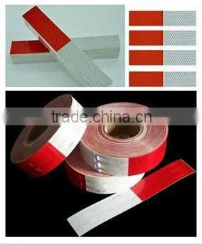 sell well red and white pvc Reflective tape