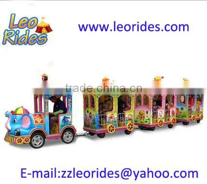 Amusement park elephant mini track tourist train rides for Sale