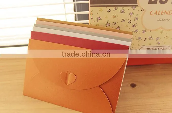 button envelopes for party and wedding with yellow green black white red pink colour