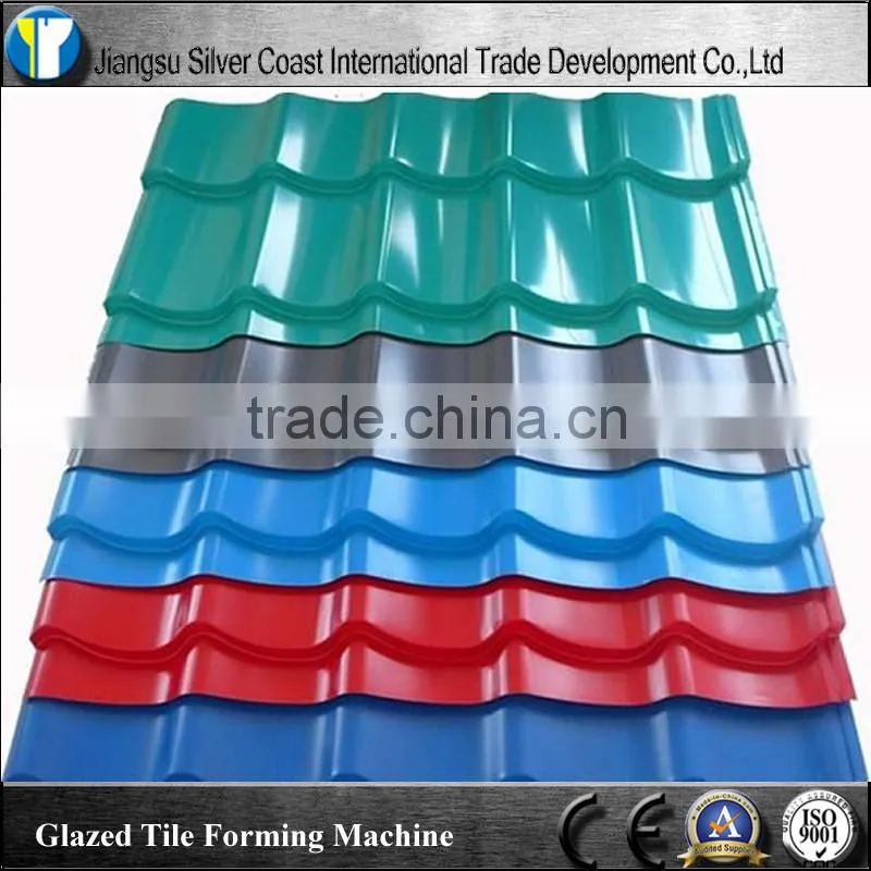 Color tile making machine/ Steel tile forming machine