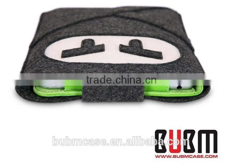 2015 NEW BUBM BLACK TABLET HOT SELLING WOOL 7.9 inch Cute Cartoon Naruto Bag
