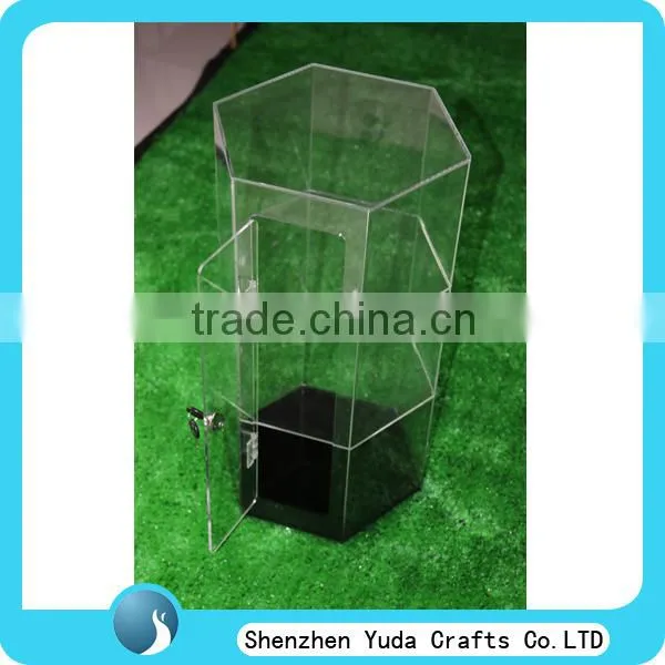 cheap price 3 layers plexiglass showcase, durable multi functional acrylic display case for exhibition gallery display cases