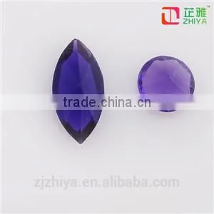 Cheapest Round Shape point back loose stone , Crystal White Stone