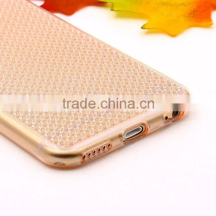 2016 New arrival luxury bling glitter shining soft tpu cases for iphone 6