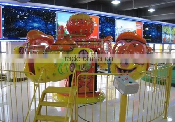 new hot Shopping mall outdoor game rides rotating big eye plane amusement rides for kids