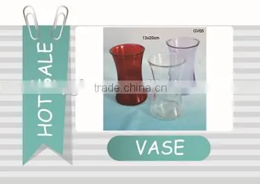 sprayed color wholesale glass trumpet vases