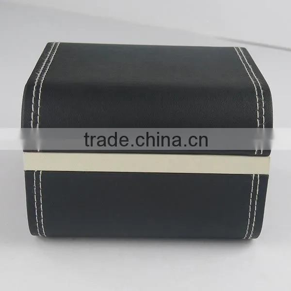 2015 Custom OEM Black Wooden Box For Watch Storage With Pillow