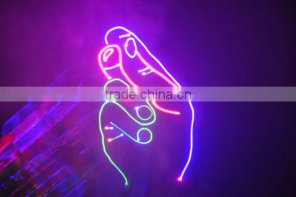 RGB full color moving head laser light