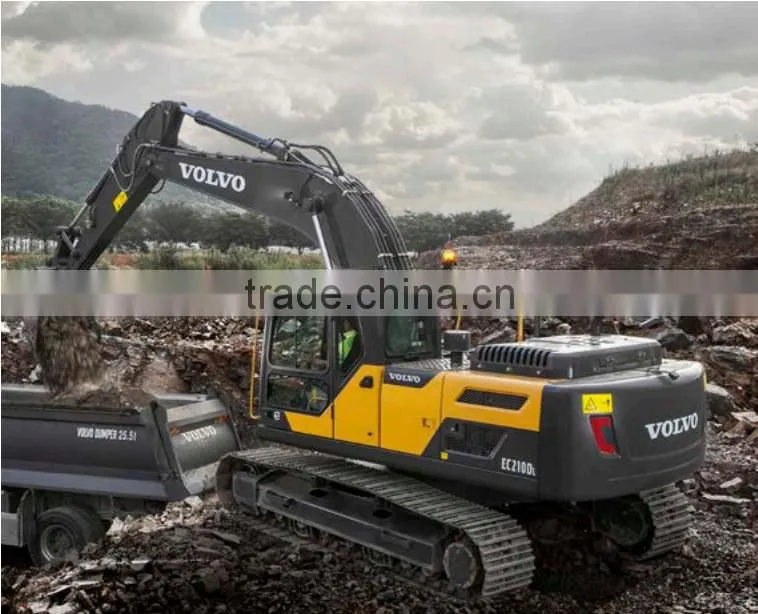 big brand volvo Ec210d swamp excavator type and capacity for sale
