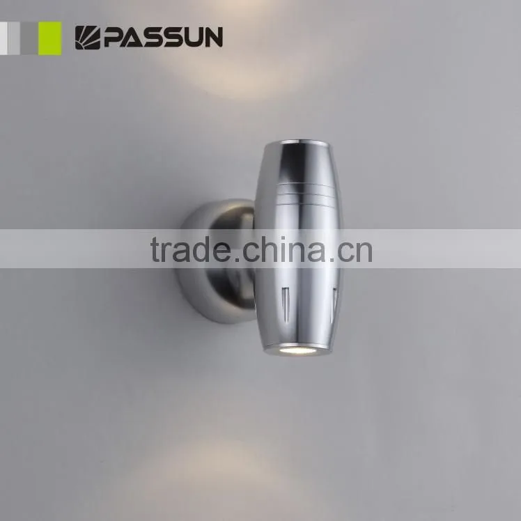 pure aluminum surface mounted led bedside wall light