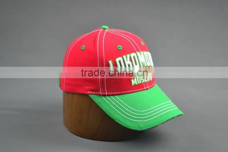 Custom 100% Cotton twill Baseball Sport cap with Sandwich