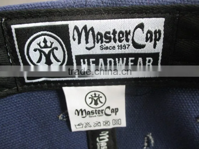 Custom high quality 6- panel snapback hat with PU badge