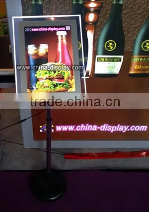 Crystal Acrylic LED Light Box A3 A4 Table Display LED Light Box