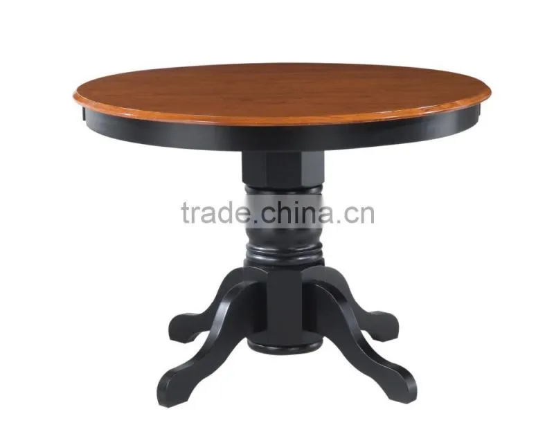 Wholesale solid wood leg restaurant dining table designs
