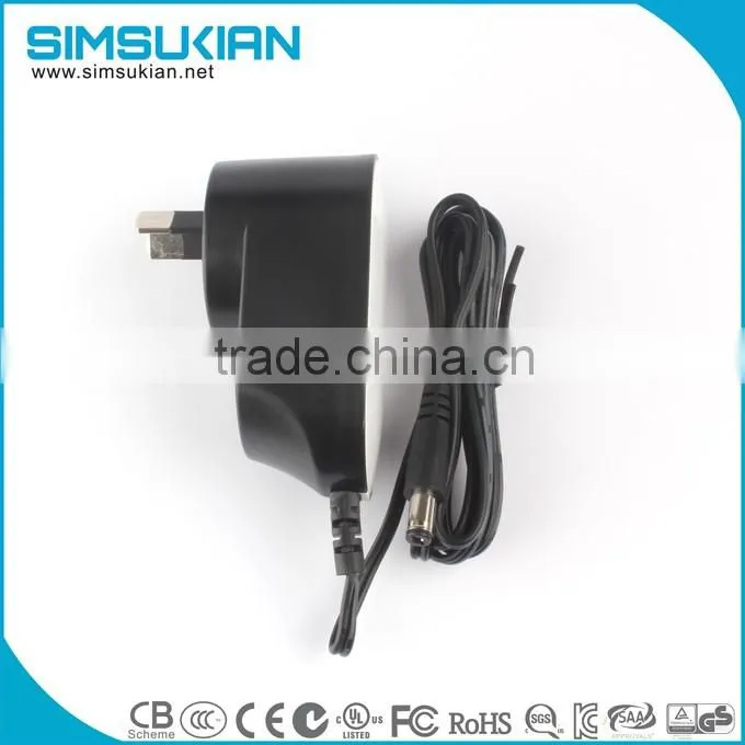 New design Australia plug 5v 2.5a 3a ac dc wall mount power adapter with SAA RCM