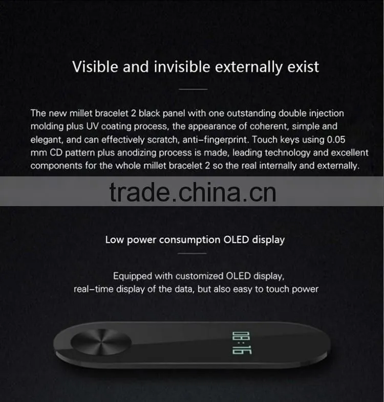 Original Xiaomi Mi Band 2 Heart Rate Monitor Smart Wristband