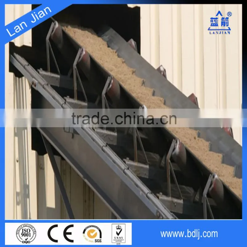 Patterned Chevron Rubber Conveyor Belt ,EP, NN, CC Fabric rough top rubber belt