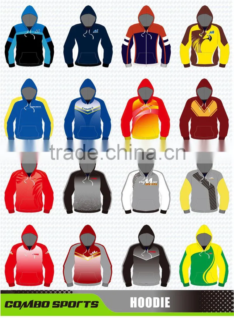 Custom sublimated heavy fleece pullover