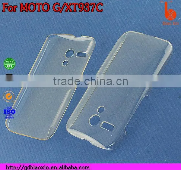 2014 hot new products phone case for MOTO G, for motorola XT937C plastic case