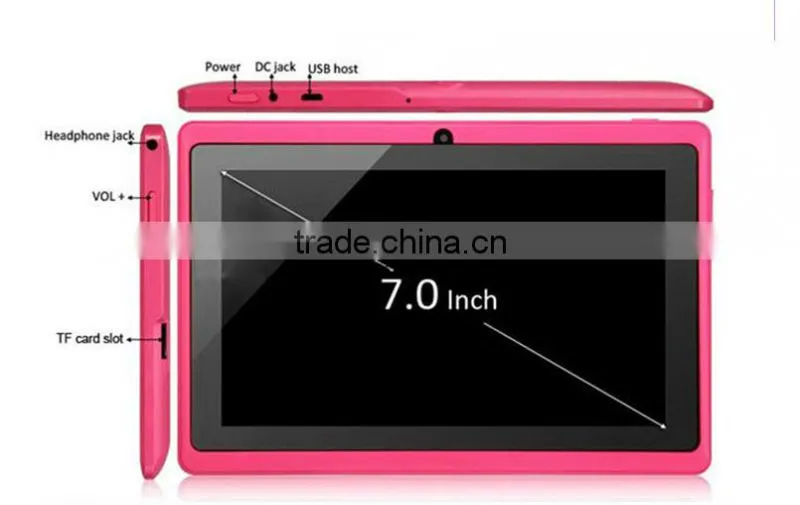 China Manufacturer Shenzhen 7 Inch tablet 7 Android Vatop Tablet PC Q88 A23 tablets Best Price Mini Pad Tablet Pc Q88 In Stock