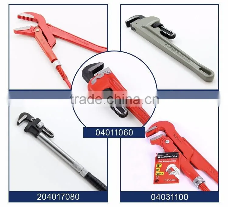 Swedish Type Pipe Wrench-90 Degree Type