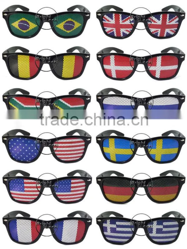 2014 Hot Sell Printing Sunglasses With Custom Logo Pinhole Printing On Pinhole Sticker Lens Printing Sunglasses (BSP2836)