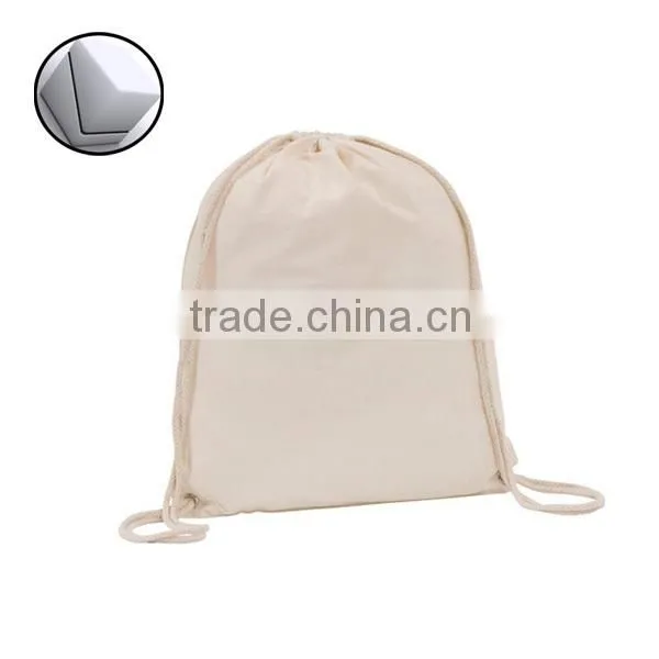 canvas printing drawstring gift bag or shoe bag