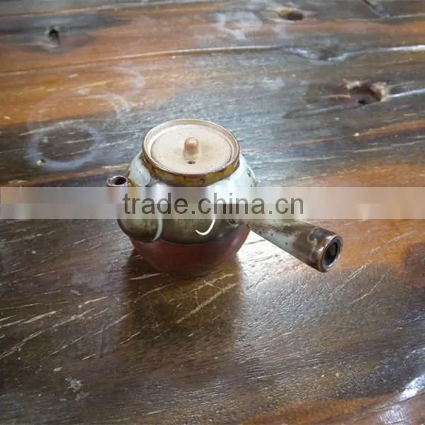 Japanese Oval Kyusu Clay Pot ( Leo part , 150ml )