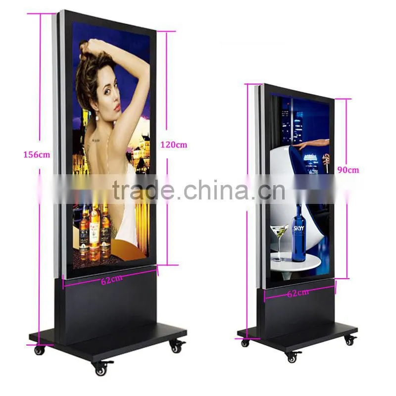 ground standing electronic steel outdoor billboard structure