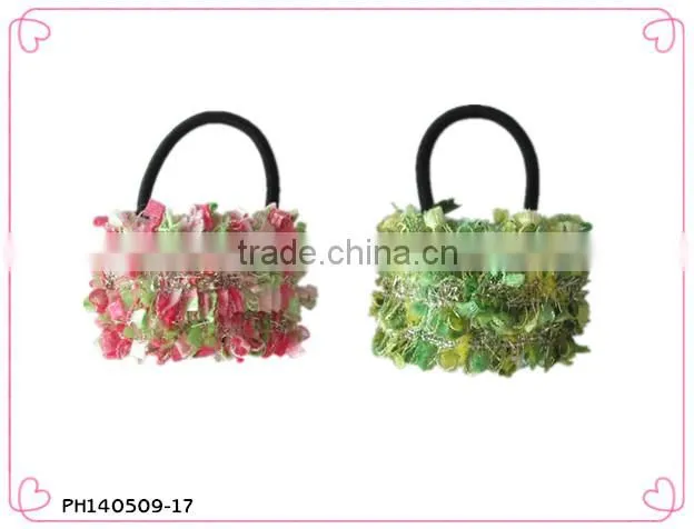 2014 Half Round Alloy Elastic Hair Ring Ponytail Holder