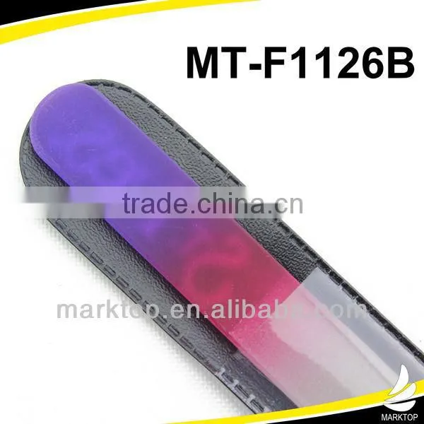 Gradient color glass nail file