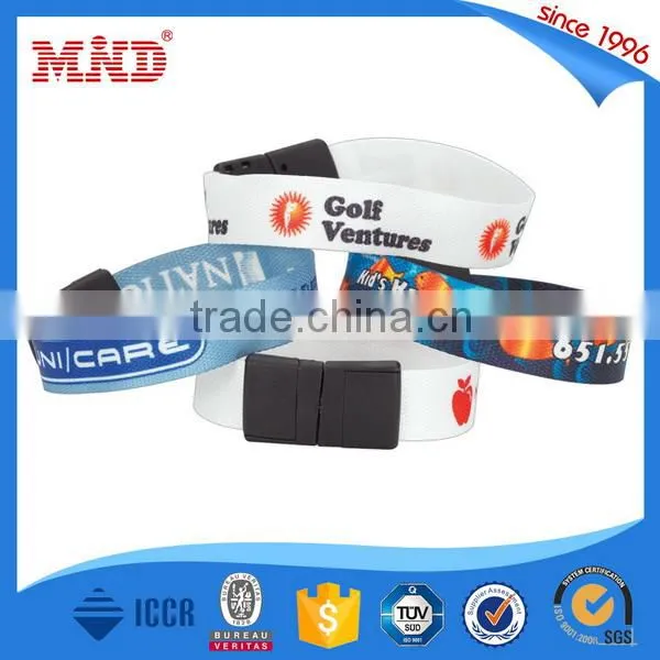 MDWW04 ISO14443A 13.56MHz Woven RFID Wristband/Custom wristlets/bracelet for festival