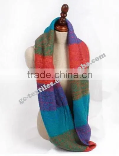 100% mohair colorful neckerchief for girl